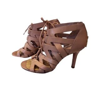Strappy Nude Heels